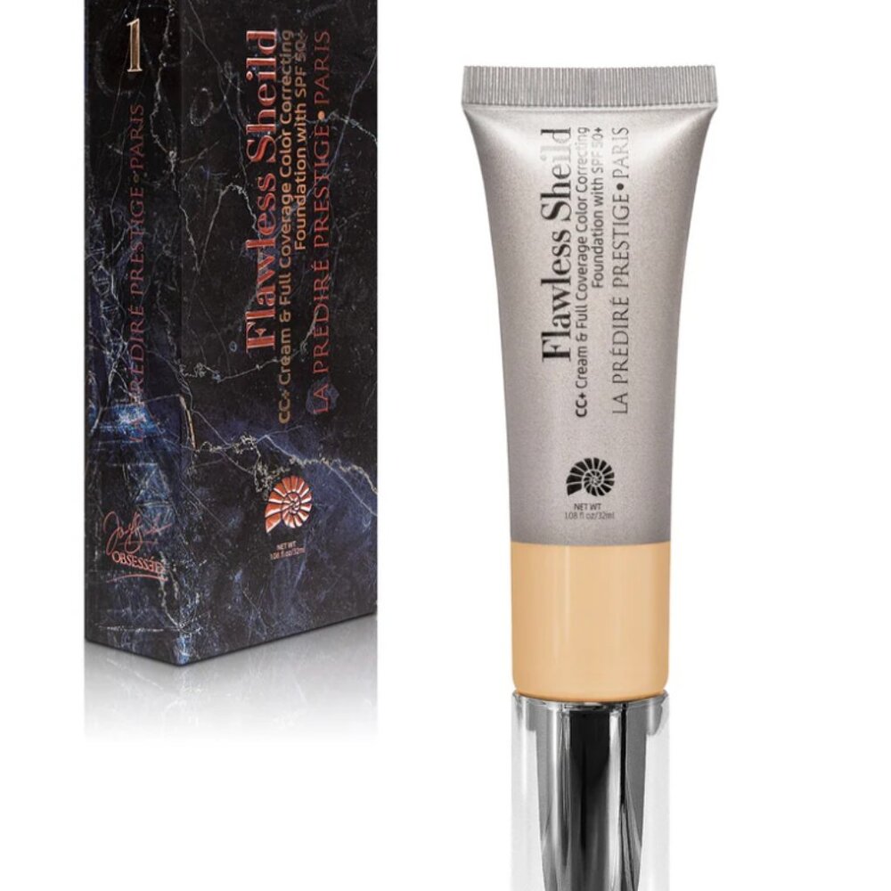 Flawless Sheild CC+ Cream & Full Coverage Color Correcting Foundation with SPF 5